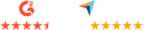 G2 and Capterra badges